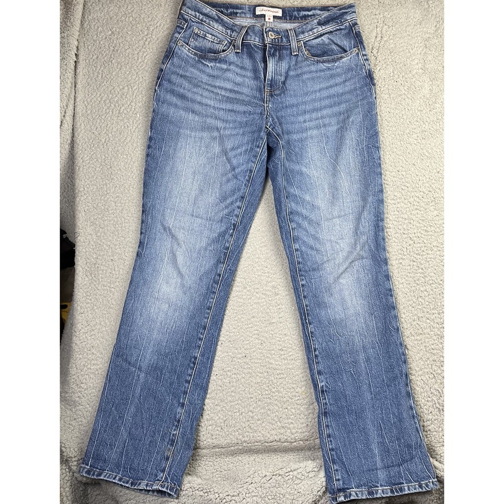 Lucky Brand Easy Rider Boot Cut‎ Jeans 6/28R Denim Blue Mid Rise Women's Pants